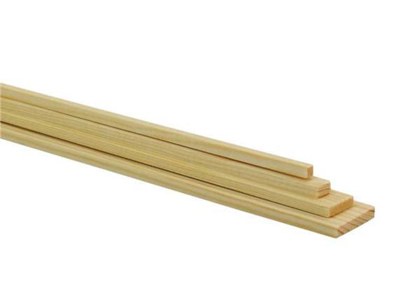 Grenen lat MG, 5 x 10 mm Op maat gezaagd Op maat gezaagd hout