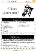 Recept &quot;Zebracake&quot;