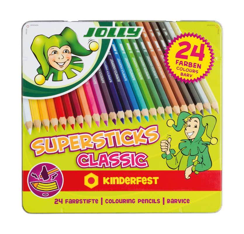 Kleurpotloden Jolly Supersticks - 24 kleuren