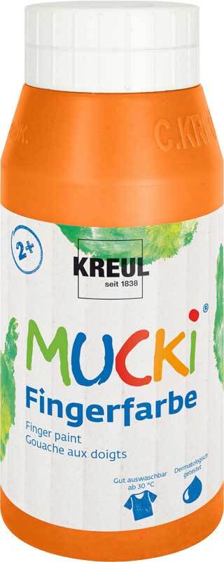 Vingerverf MUCKI - 750 ml, oranje