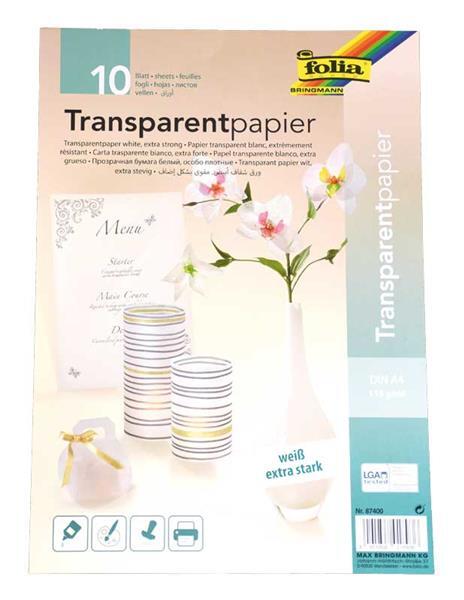 chrysant impliciet Wafel Transparant papier - A4, 10 vellen, transparant online kopen | Aduis