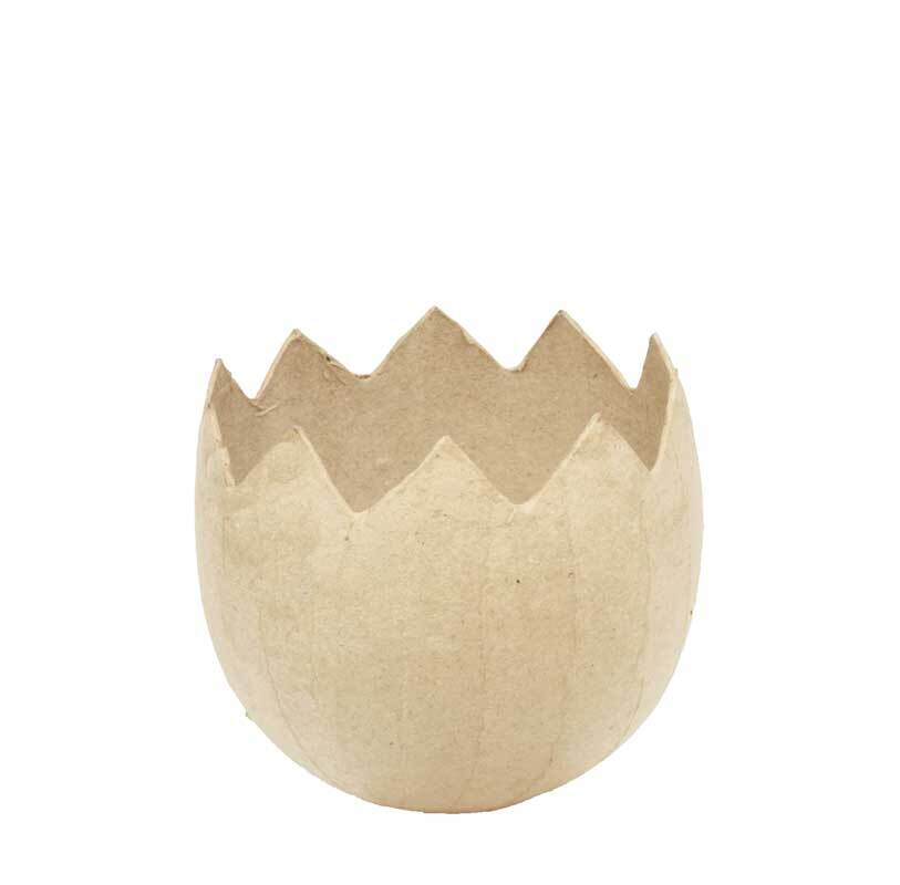 Gevaar brandwonden alarm Papier-maché - eierschaal, Ø ca. 7,5 cm online kopen | Aduis