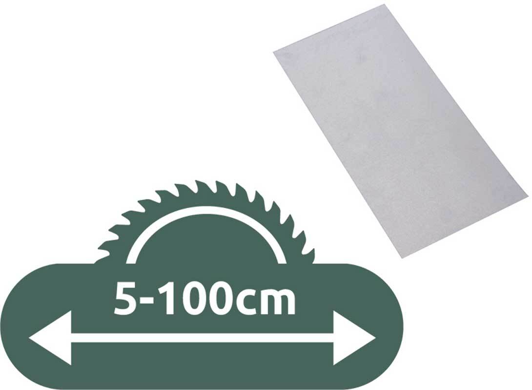 Aluminiumplaat - 0,6 mm, zaagservice