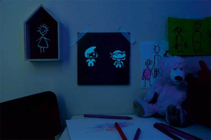 MUCKI glow the dark verf - 150 lichtblauw online kopen | Aduis
