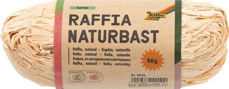 Natuurbast raffia - 50 g, naturel