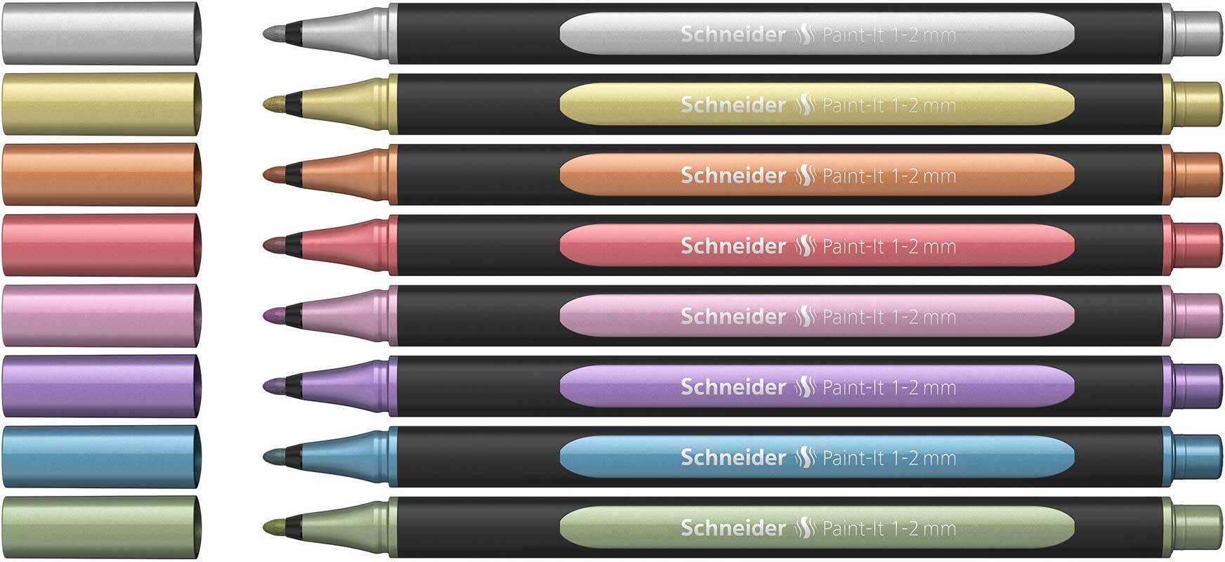 Metallicstift Schneider Paint-It 1-2 mm - 8 st.