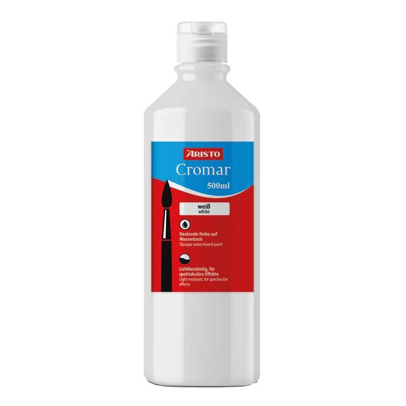 Cromar kinderverf Aristo - 500 ml, wit